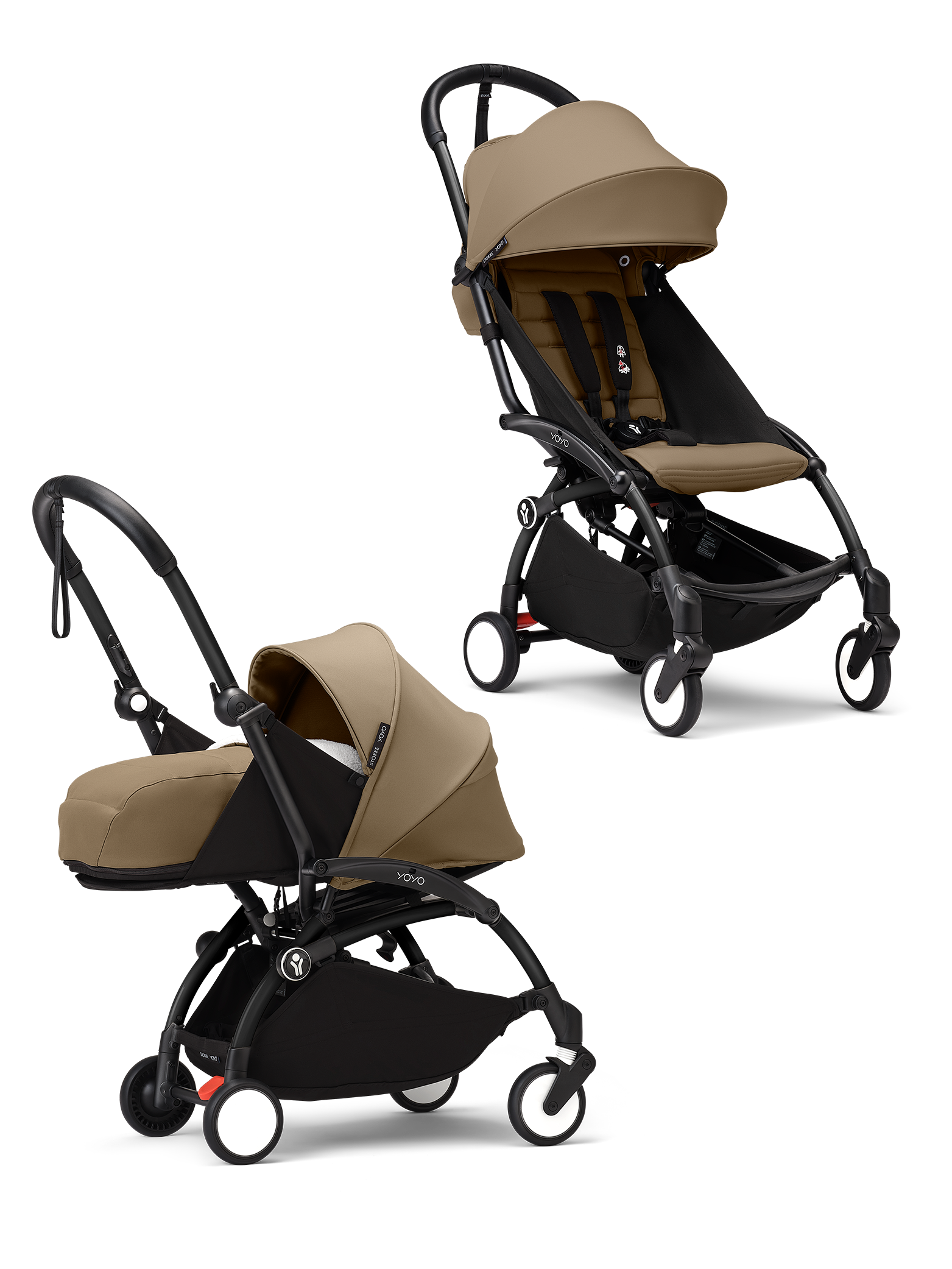 Stokke Yoyo³ med Newborn Pack - Toffee